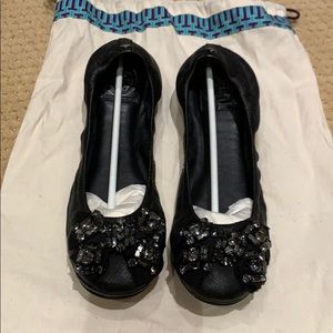 Black Tory Burch ballet flats